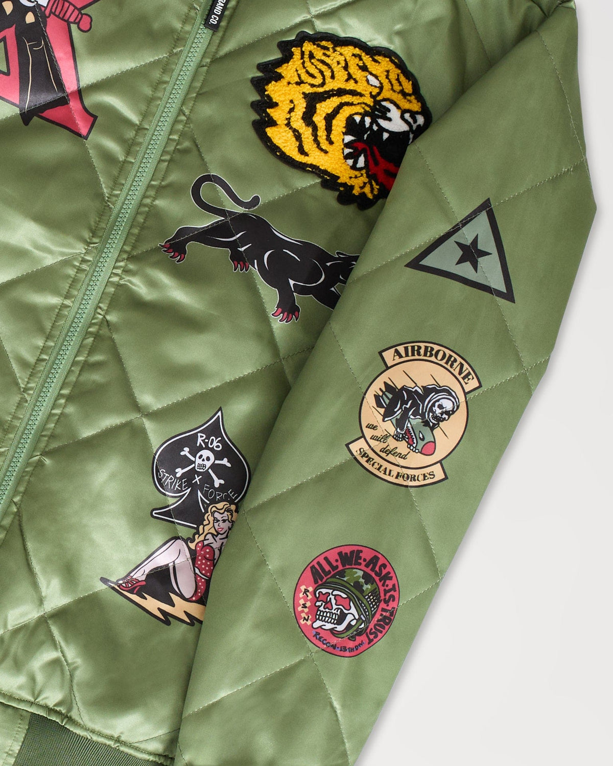 Reason Clothing Hot Sale | Military Patches Bomber Jacket