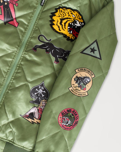 Reason Clothing Hot Sale | Military Patches Bomber Jacket