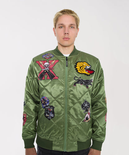Reason Clothing Hot Sale | Military Patches Bomber Jacket