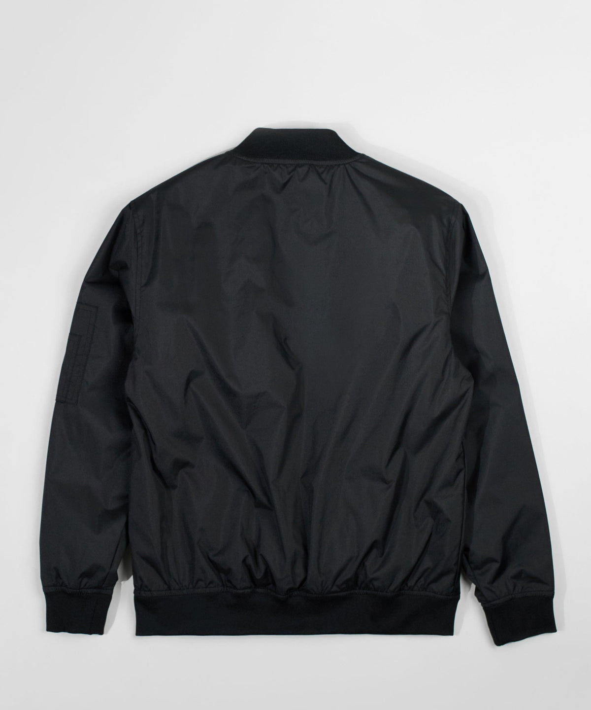 Reason Clothing Trending | Destroyer Nylon Bomber Jacket - Black