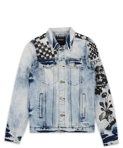 Reason Clothing Discount | Plus Size Reach Denim Jacket
