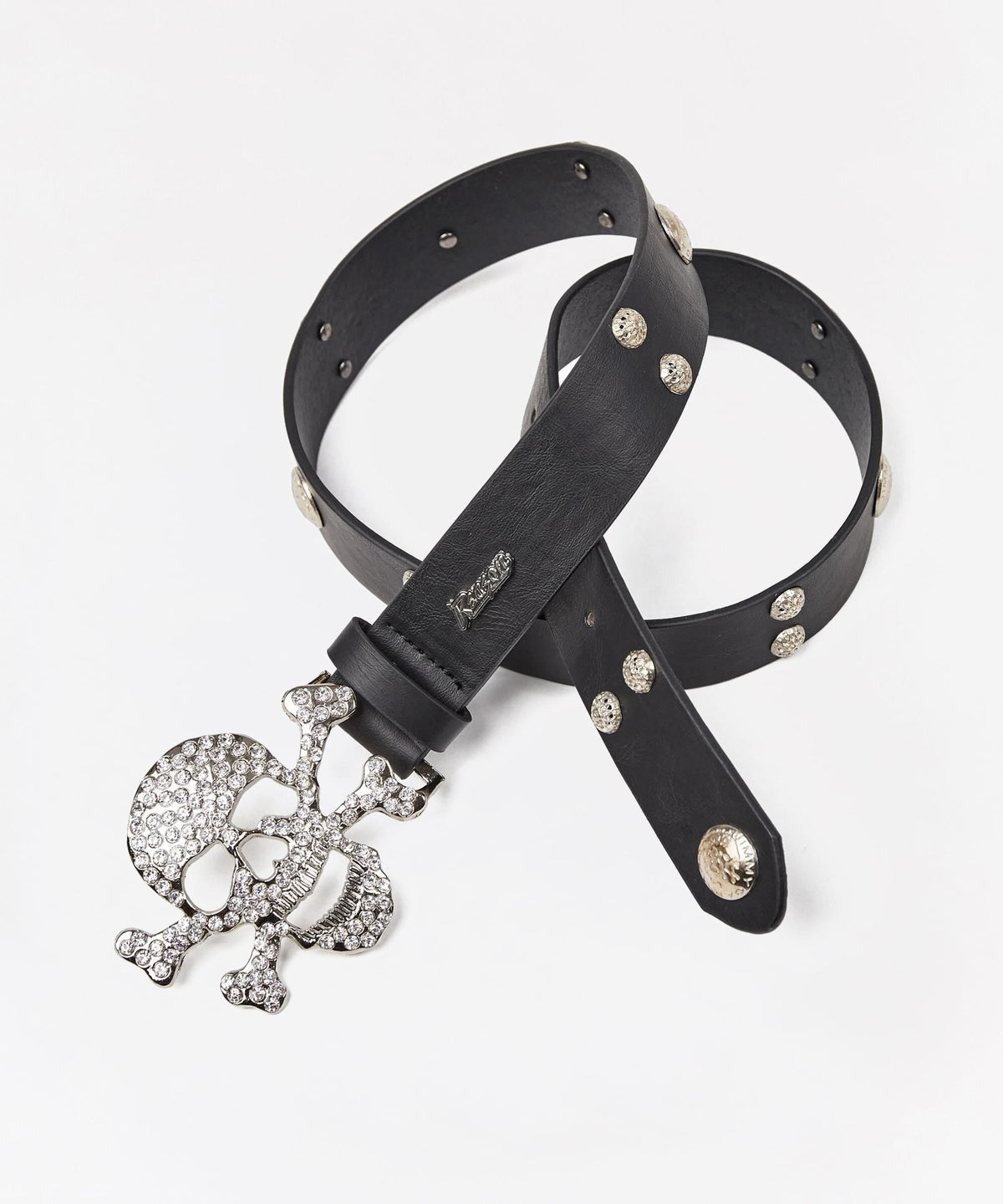 Reason Clothing Hot Sale | Skully Faux Leather Belt