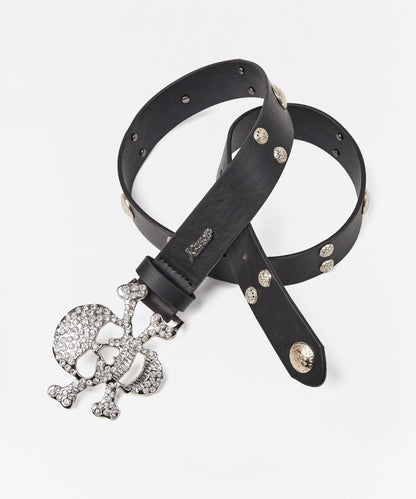 Reason Clothing Hot Sale | Skully Faux Leather Belt