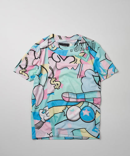 Reason Clothing Deals | Neo World Allover Print Graphic Tee