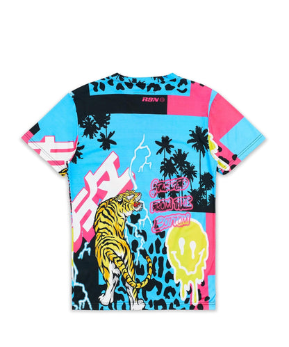Reason Clothing Premium | Surround Allover Print Graphic Tee