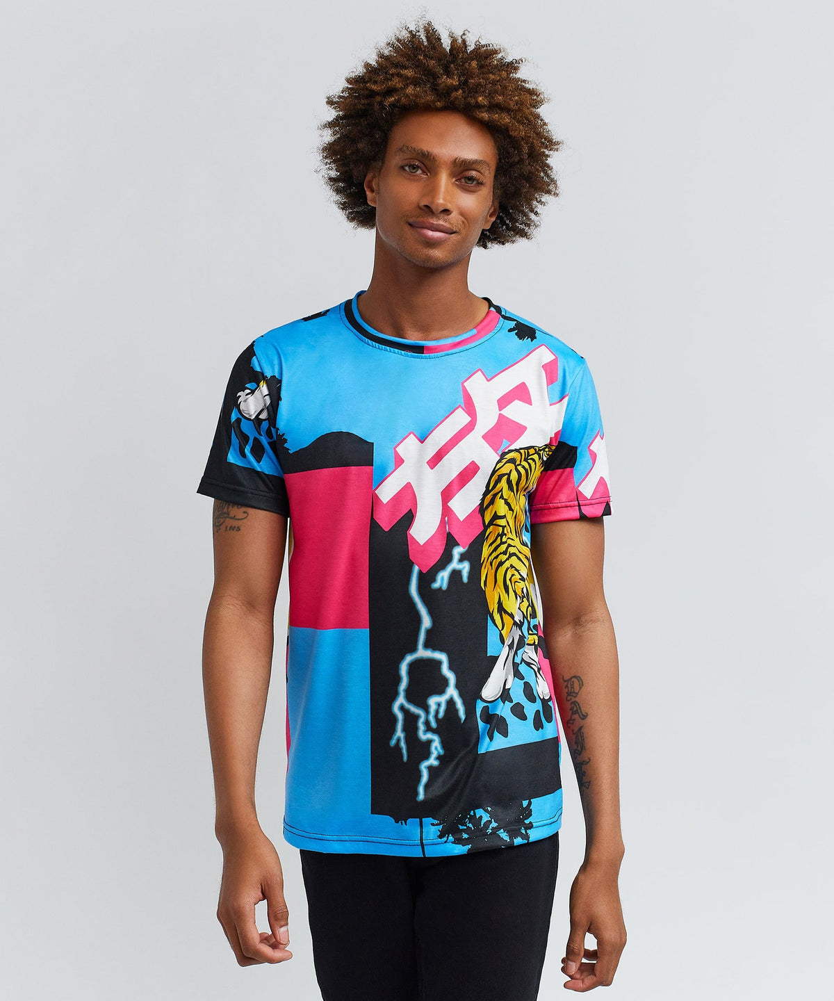 Reason Clothing Premium | Surround Allover Print Graphic Tee