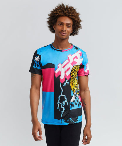 Reason Clothing Premium | Surround Allover Print Graphic Tee