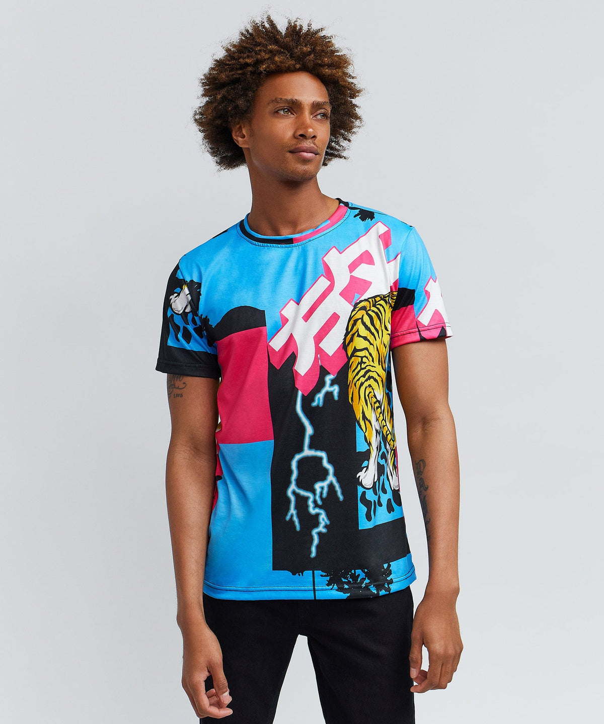 Reason Clothing Premium | Surround Allover Print Graphic Tee