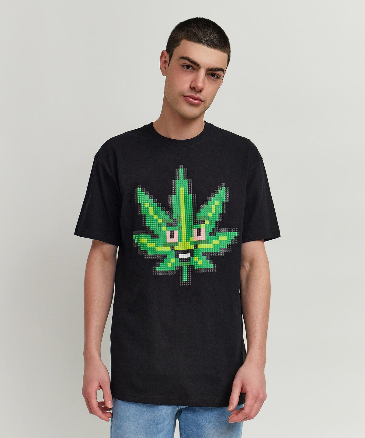 Reason Clothing Popular | Pixel Leaf Tee