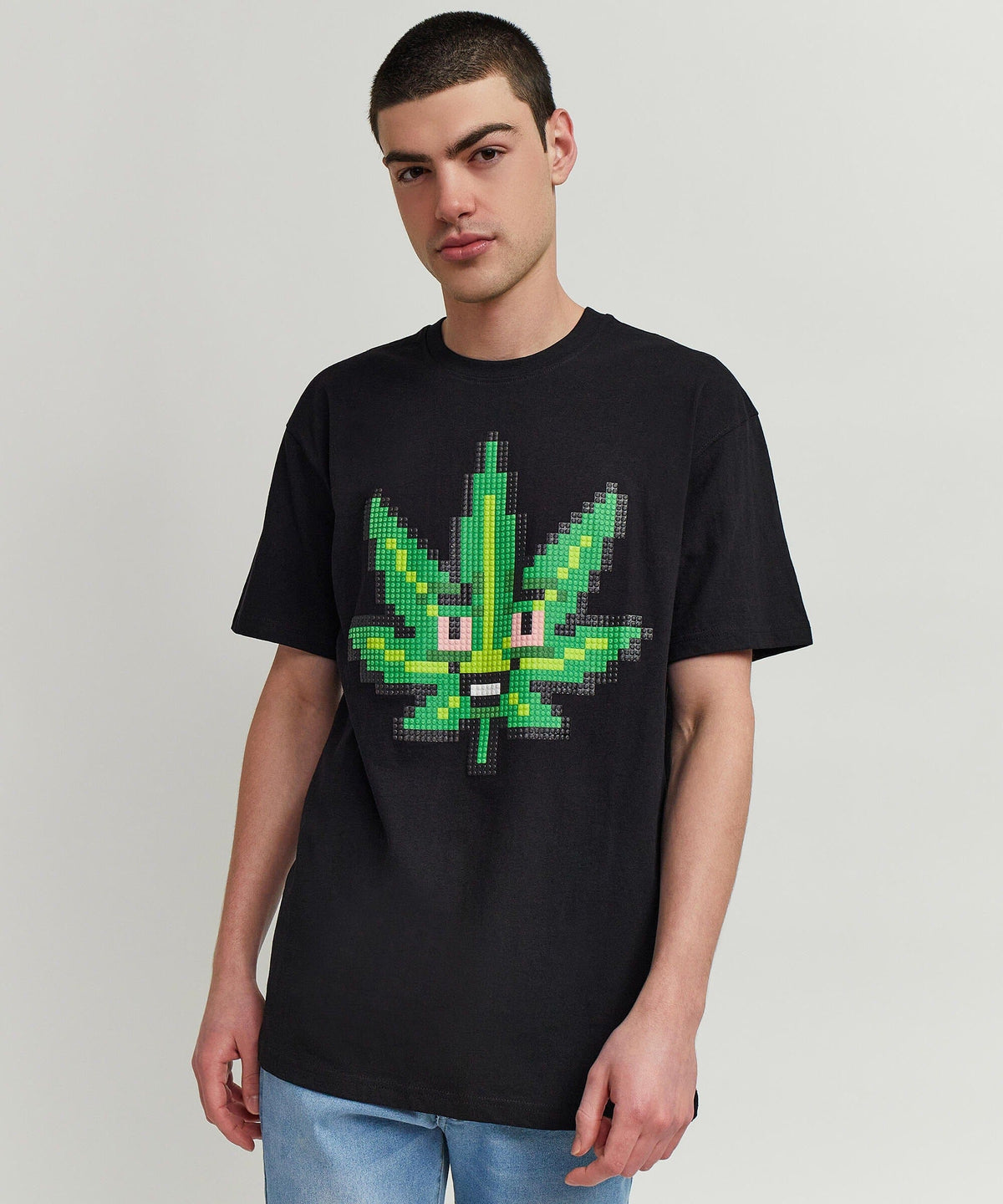 Reason Clothing Popular | Pixel Leaf Tee