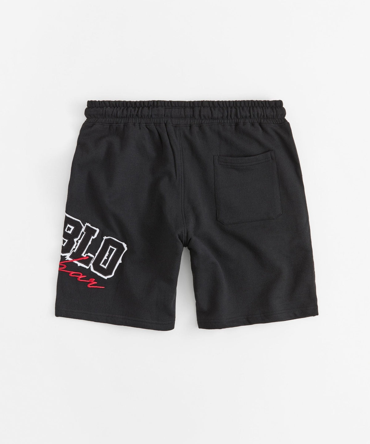 Reason Clothing Hot Sale | Pablo Mugshot Applique Short - Black
