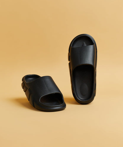 Reason Clothing Discount | Sculpted Solid Slides - Black