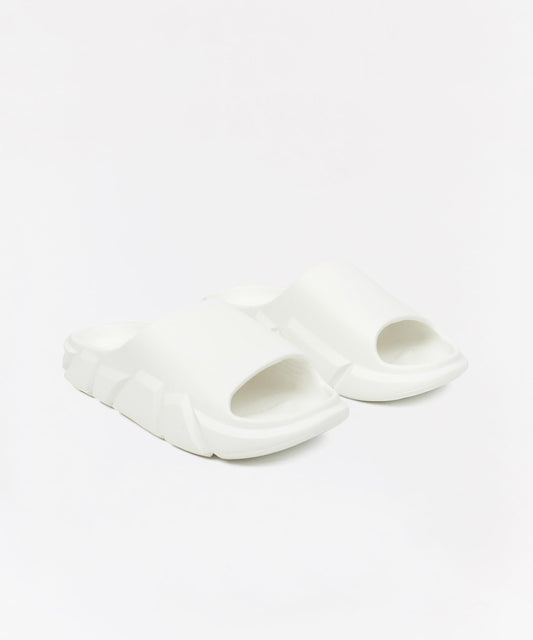 Reason Clothing Essential | Sculpted Solid Slides - White