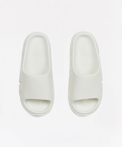 Reason Clothing Essential | Sculpted Solid Slides - White