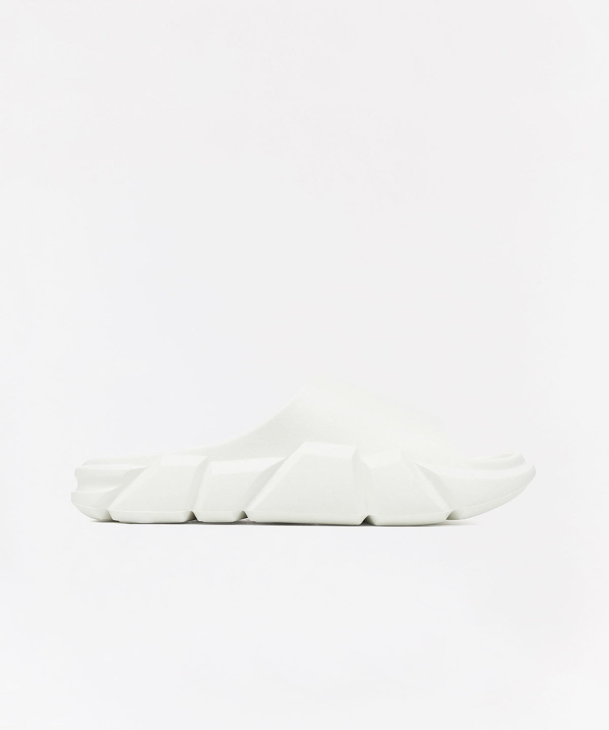 Reason Clothing Essential | Sculpted Solid Slides - White