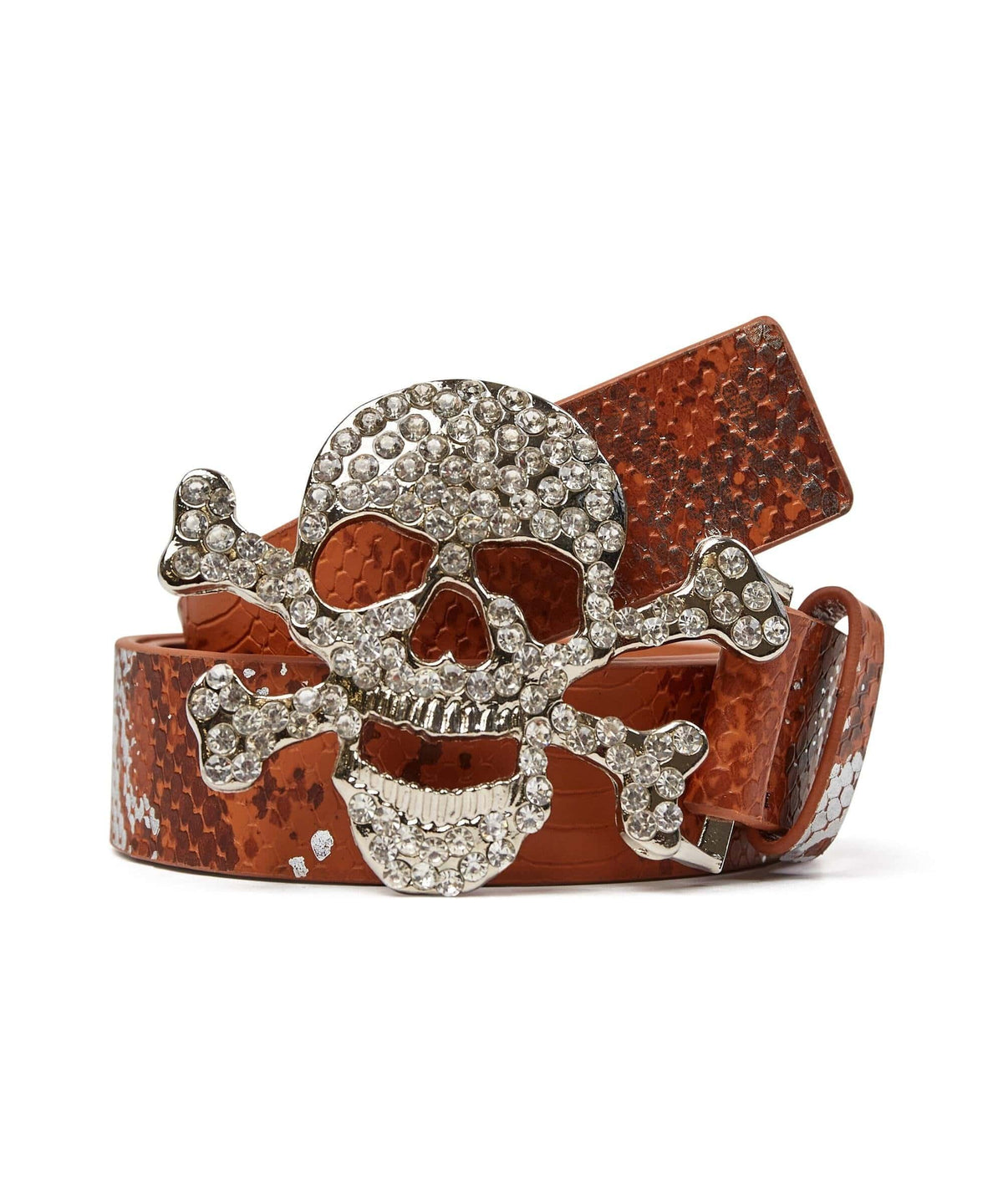 Reason Clothing Top Pick | Skeletor Snakeskin Diamond Belt
