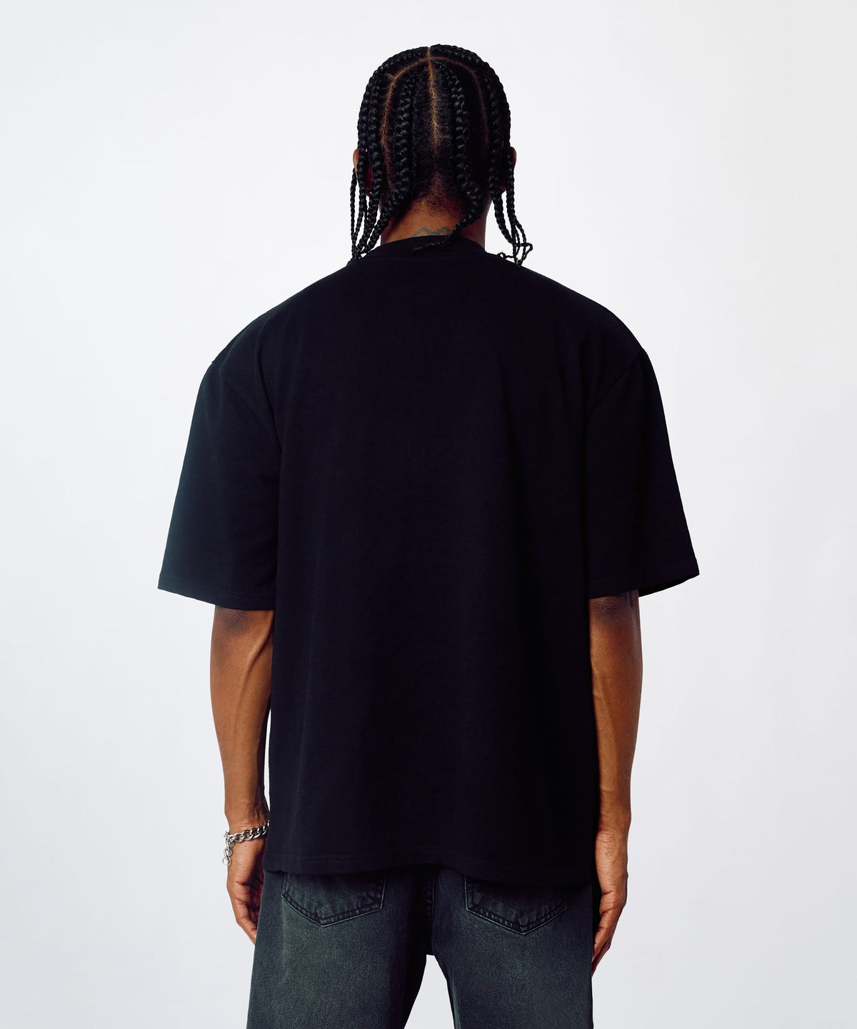 Reason Clothing Signature | Lightspeed Rhinestone Graphic Tee - Black