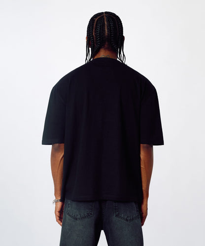 Reason Clothing Sale | Teddy Heavy Terry Short Sleeve Tee - Black