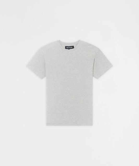 Reason Clothing Discount | Washed Essentials Classic Short Sleeve Tee - Light Grey