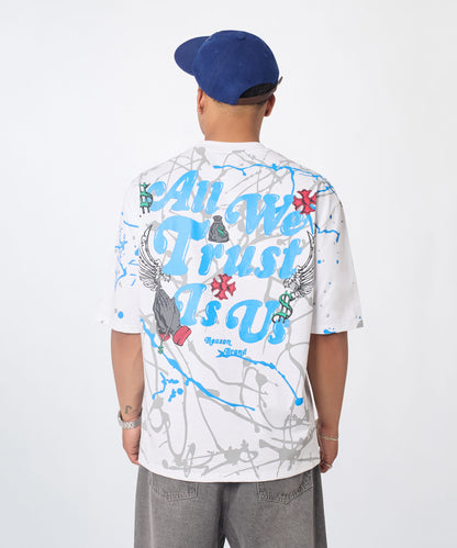 Reason Clothing Latest | Painted Tee - White