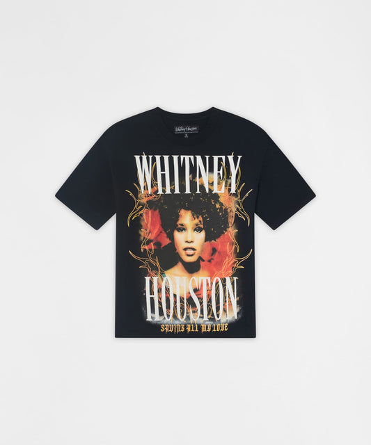 Reason Clothing Latest | Whitney Houston "Saving All My Love" Tee - Black