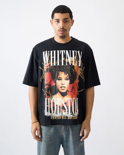 Reason Clothing Latest | Whitney Houston "Saving All My Love" Tee - Black