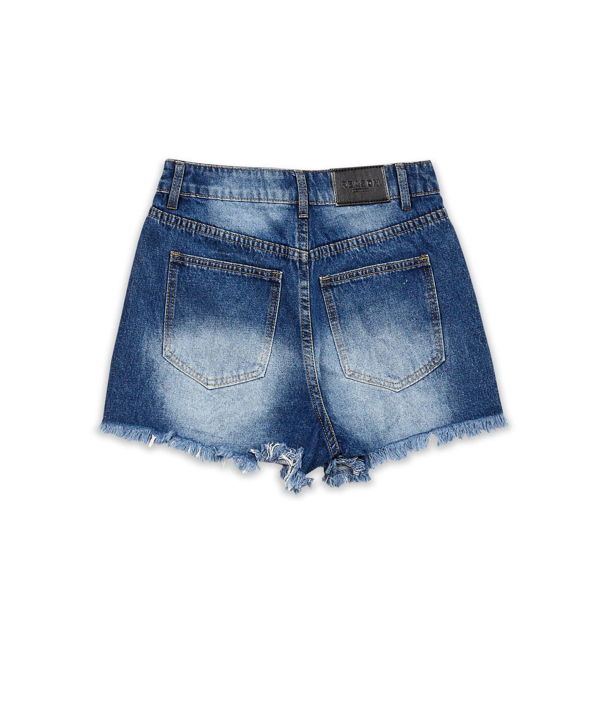 Reason Clothing Quality | Victoria Women's Denim Shorts - Blue