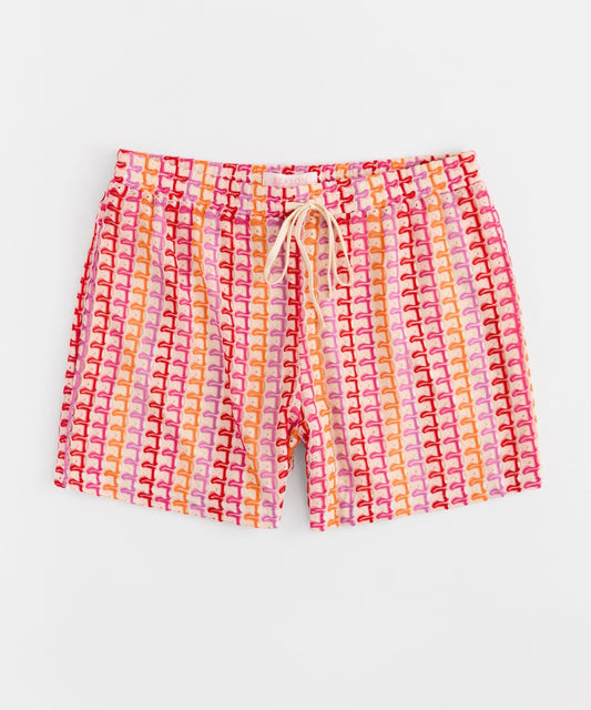Reason Clothing Recommended | Sweet Escape Women's Plus Size Textured Knit Shorts - Multicolor