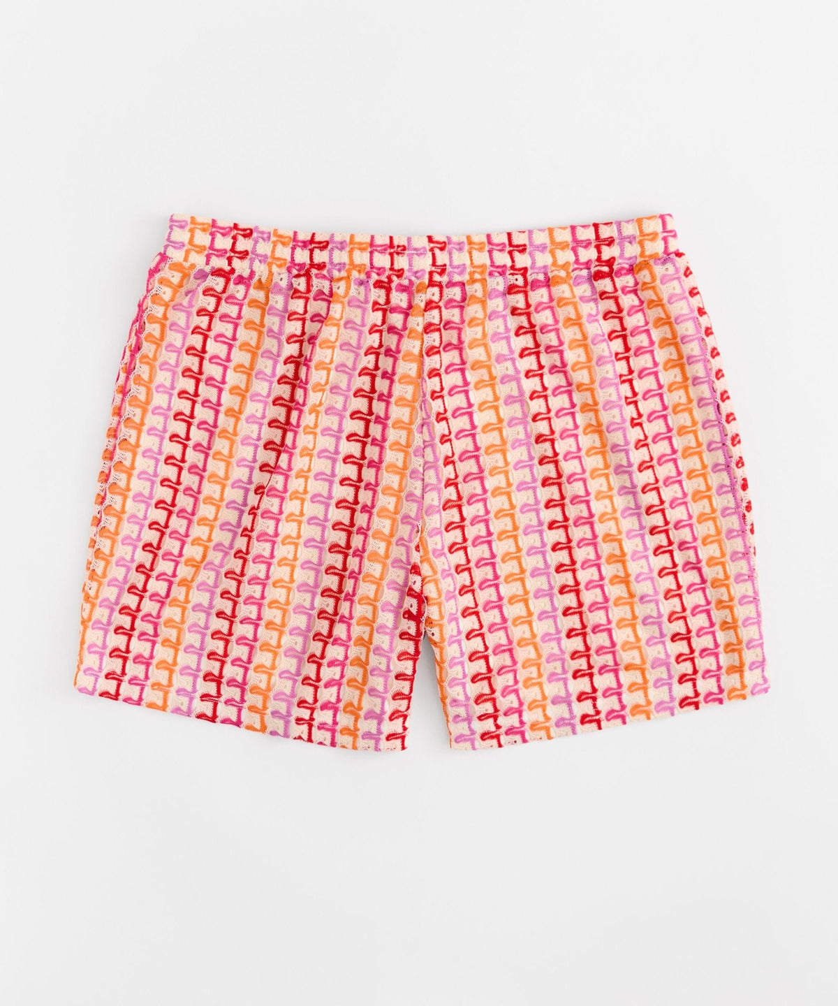 Reason Clothing Recommended | Sweet Escape Women's Plus Size Textured Knit Shorts - Multicolor