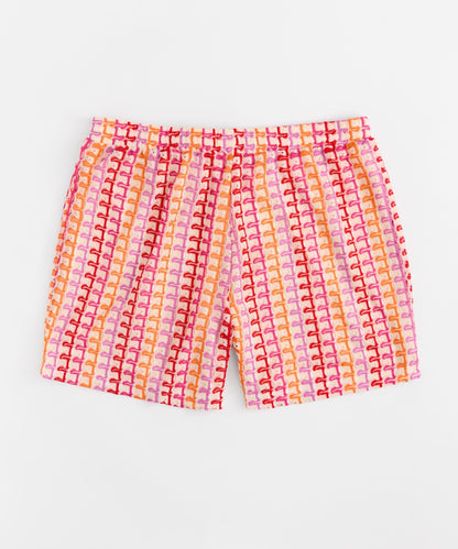 Reason Clothing Recommended | Sweet Escape Women's Plus Size Textured Knit Shorts - Multicolor