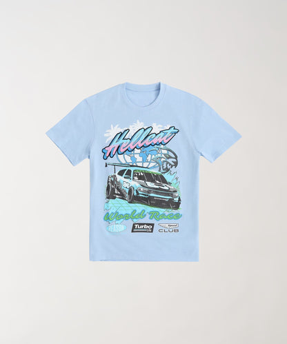 Reason Clothing Premium | Hellcat Turbo Life Tee - Light Bue