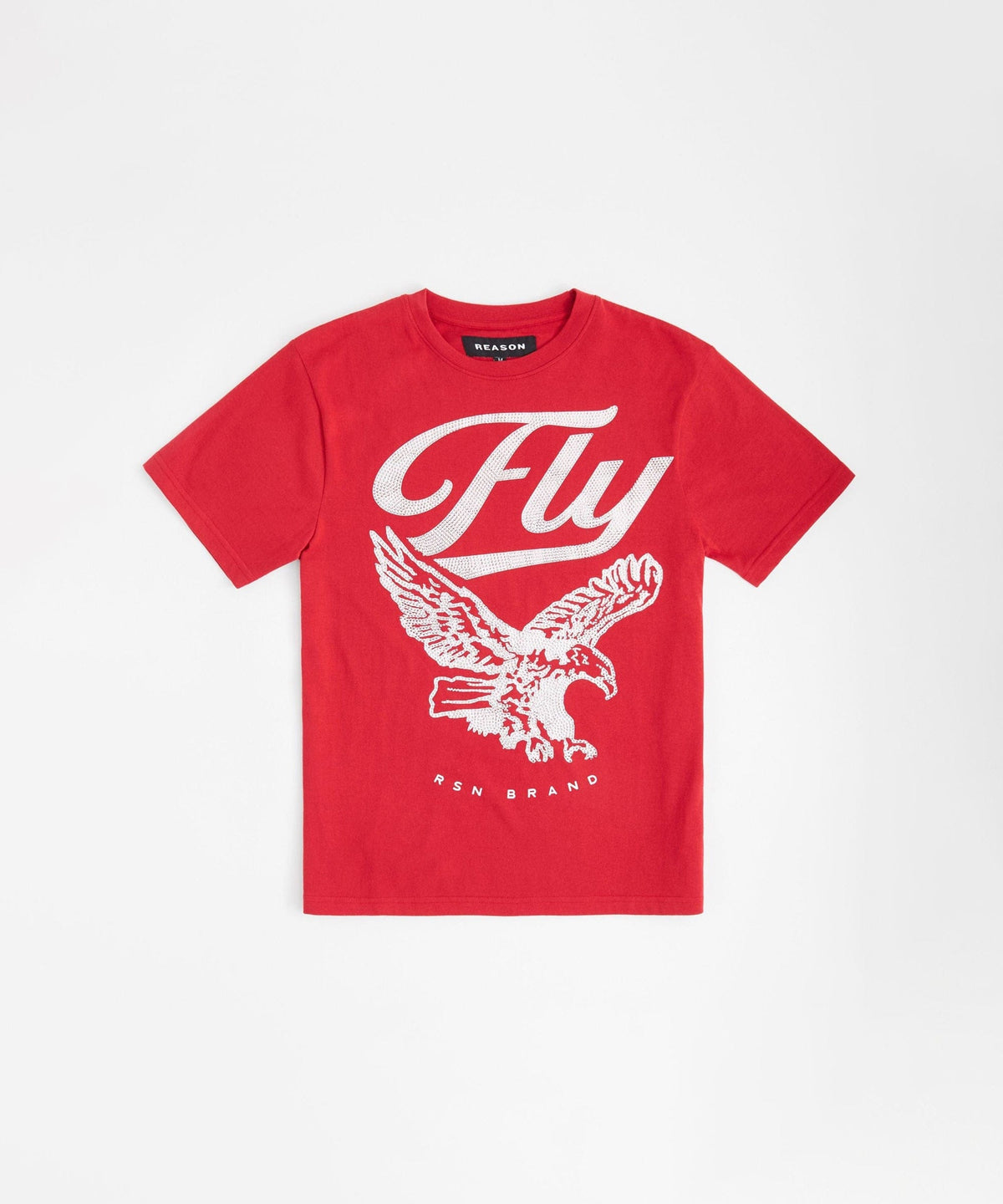 Reason Clothing Trusted | Kids Mini Fly Higher Short Sleeve Tee - Red