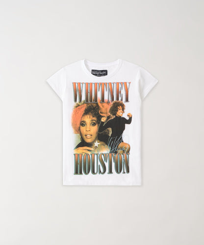 Reason Clothing Great Value | Kids Whitney Houston Short Sleeve Tee - White