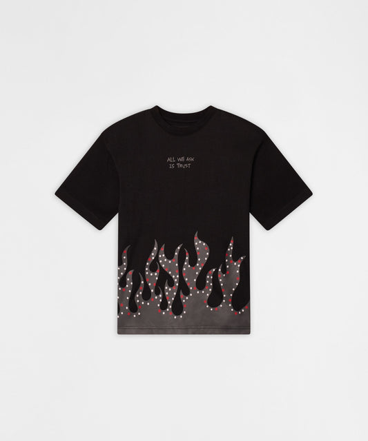 Reason Clothing Top Pick | Kids All We Ask Is Trust Short Sleeve Tee - Black