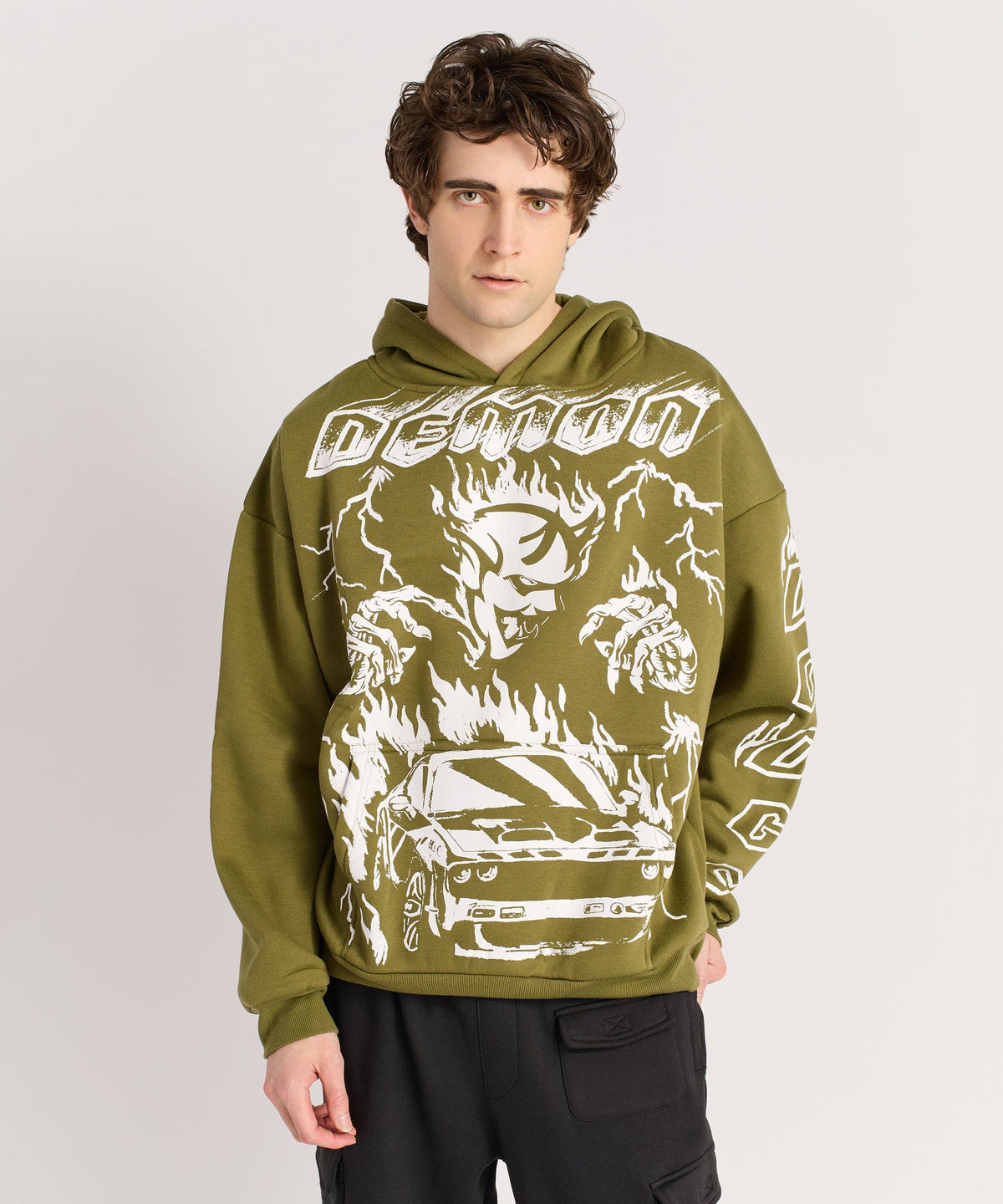 Reason Clothing Featured | Dodge Demon Oversized Hoodie