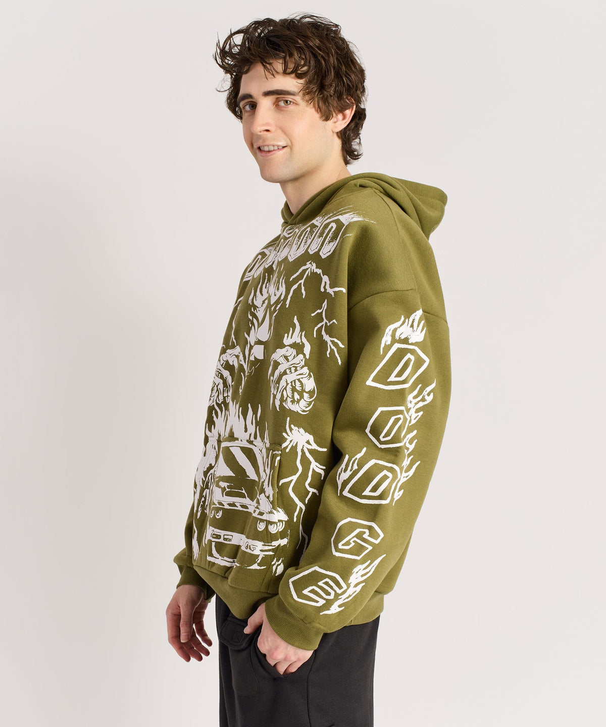 Reason Clothing Featured | Dodge Demon Oversized Hoodie