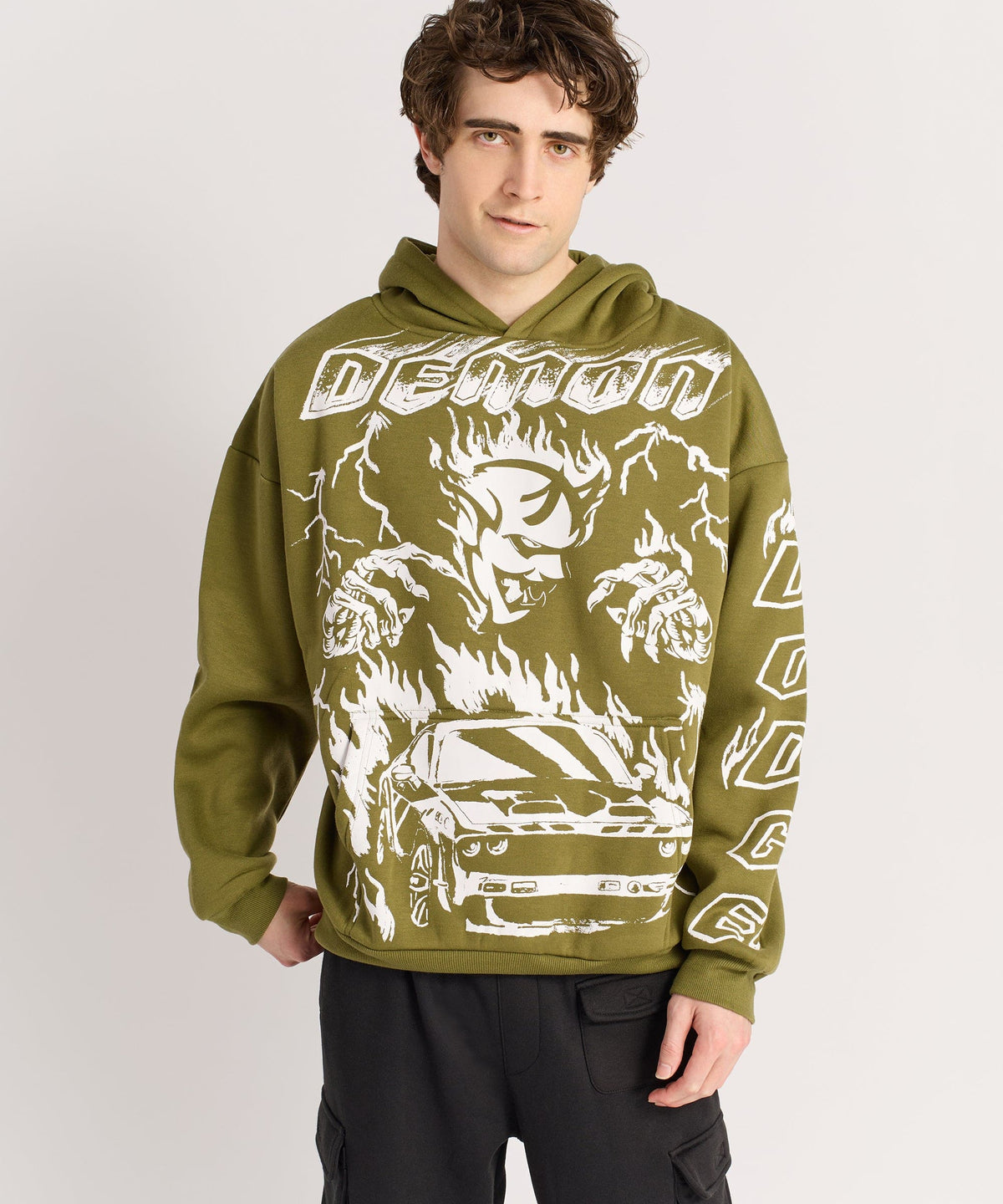 Reason Clothing Featured | Dodge Demon Oversized Hoodie