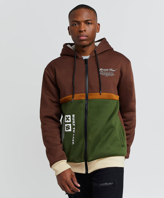 Reason Clothing Best Seller | Ryan Zip Up Sherpa Hoodie