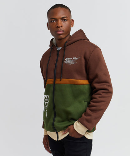Reason Clothing Best Seller | Ryan Zip Up Sherpa Hoodie