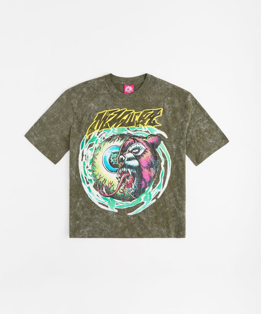 Reason Clothing Great Value | Mishka Mutant Bear Graphic Short Sleeve Tee - Aqua