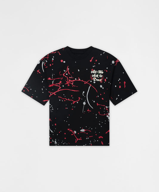 Reason Clothing Latest | Painted Tee - Black