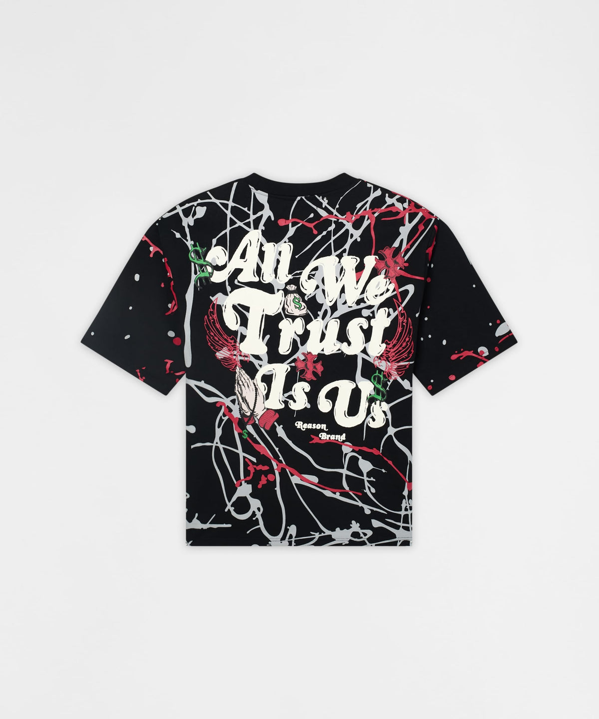 Reason Clothing Latest | Painted Tee - Black