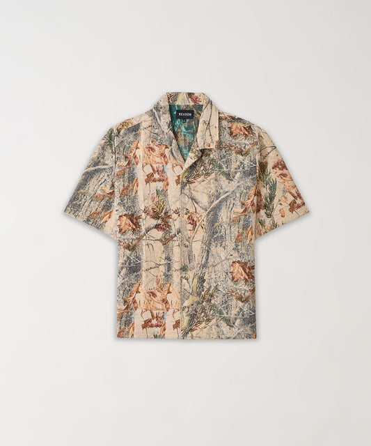 Reason Clothing Classic | Tapestry Leisure Button Down Shirt