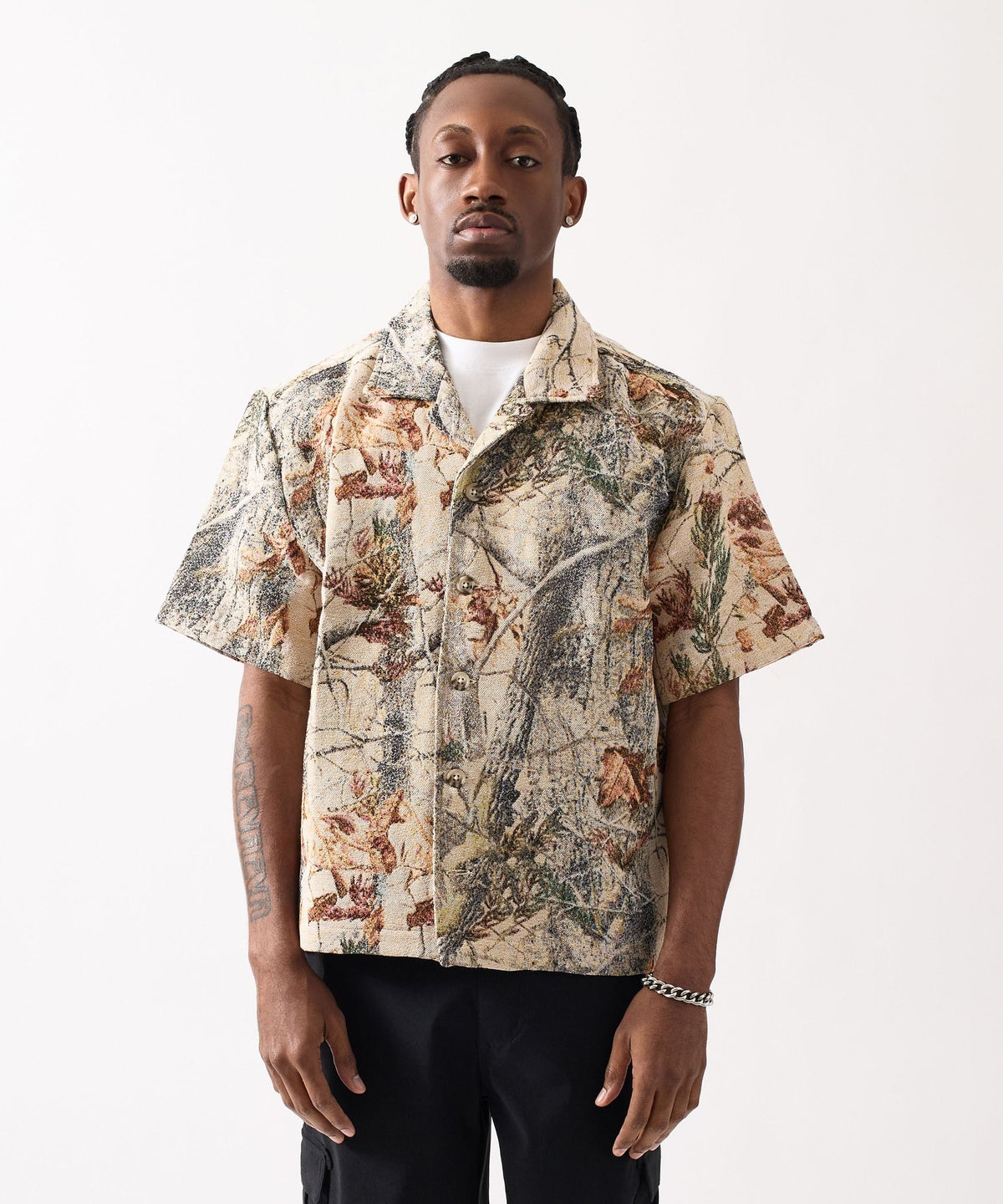 Reason Clothing Classic | Tapestry Leisure Button Down Shirt