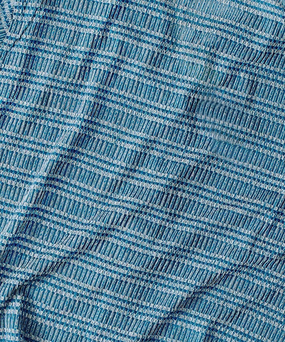 Reason Clothing Discount | Textured Streamlined Button Down Shirt - Blue