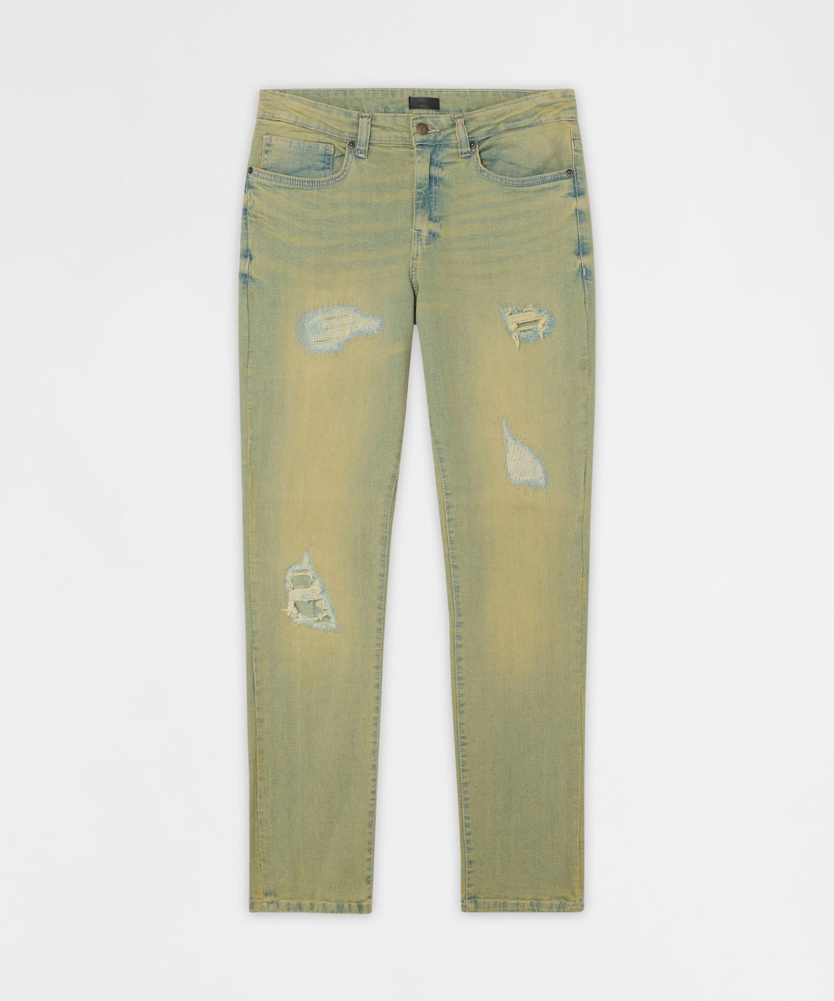 Reason Clothing Hot Sale | Essential Distressed Skinny Jeans - Vintage Blue