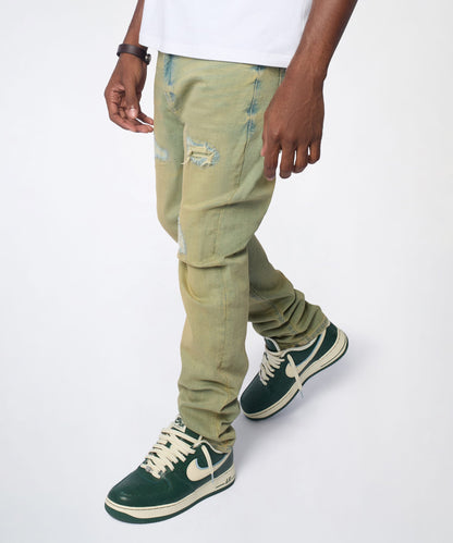Reason Clothing Hot Sale | Essential Distressed Skinny Jeans - Vintage Blue