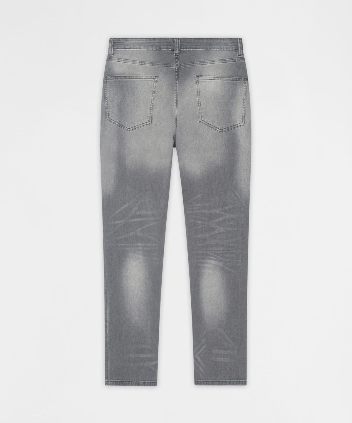 Reason Clothing Best Seller | Fade Away Distressed Skinny Jeans - Grey