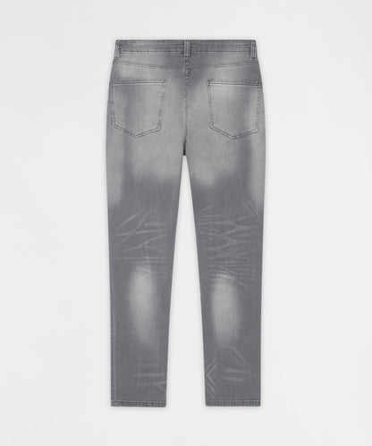Reason Clothing Best Seller | Fade Away Distressed Skinny Jeans - Grey