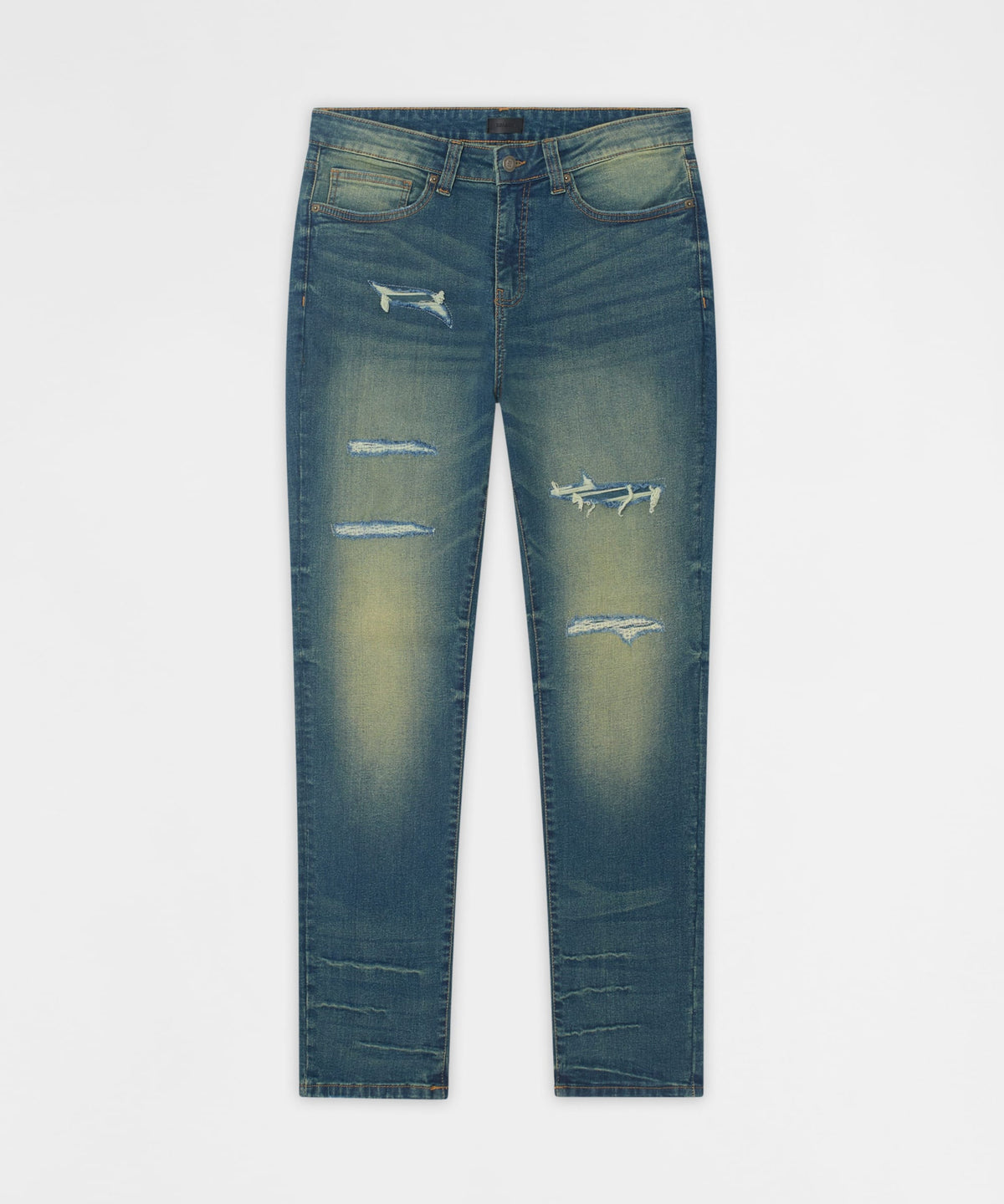 Reason Clothing Best Price | Everyday Distressed Skinny Jeans - Vintage Blue